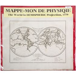 World in Hemispheric Projection