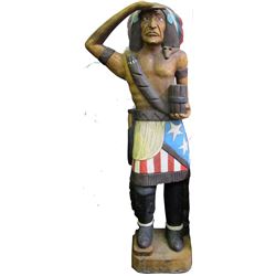 Cigar Store Wooden Indian
