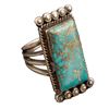 Image 1 : Vintage Turquoise/Silver Ring by H L Morgan