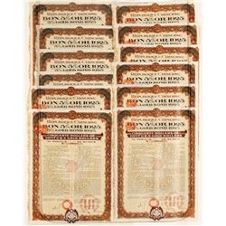Chinese 5% Gold Bonds (12)