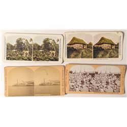 Five Cuba Stereoviews