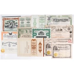 City/Govt. Bonds and a Few Stocks