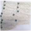 Image 1 : Fifteen Territorial Virginia City, Nevada Checks signed by Bonner