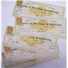 Image 1 : Five RN-C Gould & Curry Silver Mining Co. Checks w/ NV Revenue Stamps