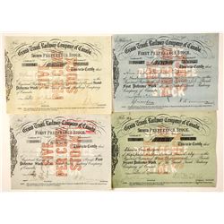 Grand Trunk Railway Company Stock Certificates