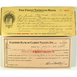 Old Nevada Checks