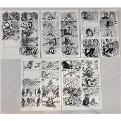 Wishmaster (1997) - Original Hand Drawn Storyboards - Set of 5 lot B