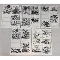 Wishmaster (1997) - Original Hand Drawn Storyboards - Set of 5 lot C