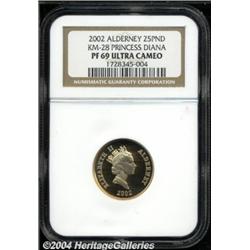 Elizabeth II gold 25 Pounds 2002,