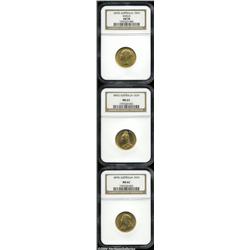 Victoria gold Sovereign Trio,