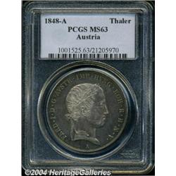 Ferdinand I Taler 1848-A,