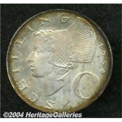 10 Schilling 1958,