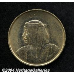 Isa Bin Salman gold 10 Dinars 1968,