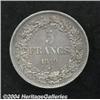 Image 2 : Leopold I 5 Francs 1849,