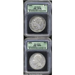 Leopold I 5 Francs - Trio,