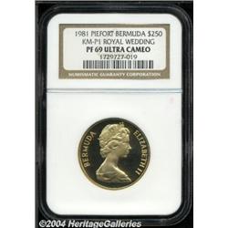 Elizabeth II gold 250 Dollars 1981 Piefort,