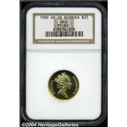 Elizabeth II gold 25 Dollars 1989,