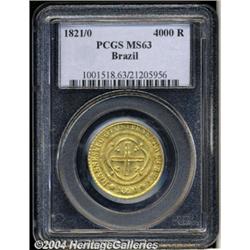 Joao VI gold 4000 Reis 1821/0,