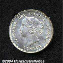 Victoria 5 Cents 1900 Oval 0's,