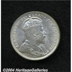 Edward VII 25 Cents 1902H,