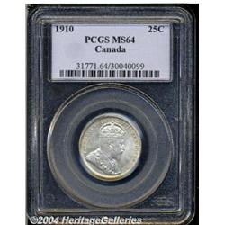 Edward VII 25 Cents 1910,