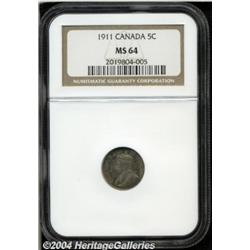 George V 5 Cents 1911,