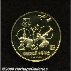 Peoples Republic gold 300 Yuan 1980,