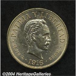 Republic. Gold 10 Pesos 1916,