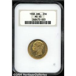 Frederik VIII gold 20 Kroner 1908,