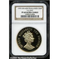 Elizabeth II gold 50 Pence 1995,