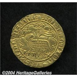 Charles VI gold Angel D'Or (1380-1422),