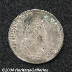 Louis XIV. 1/16 Ecu Carambole aux palmes 169?-W,