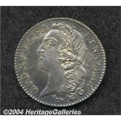 Louis XV. 1/5 Ecu au bandeau (24 Sols) 1741A,