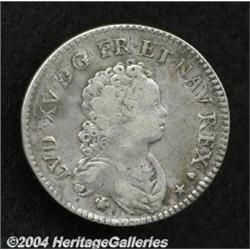 Louis XV 1/2 Ecu (of 40 Sols) 1716-BB