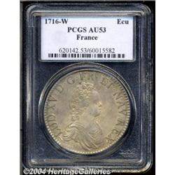 Louis XV Ecu 1716-W,
