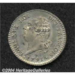 Louis XVI. 15 Sols (1/8 Ecu) 1791A,
