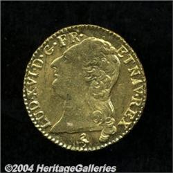 Louis XVI gold Louis D'Or 1786-A,