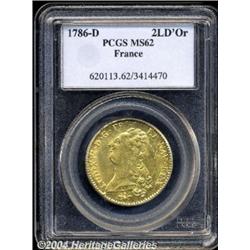 Louis XVI gold 2 Louis D'Or 1786-D,