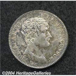 Bonaparte, Premier Consul. 1 Franc AN XIA (1802-03),