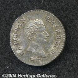 Napoleon Empereur. Quart Franc (1/4 Franc) AN 13A (1804-05),