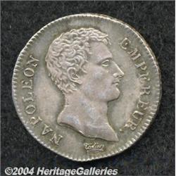 Napoleon Empereur. 1 Franc AN 12A (1803-1804),