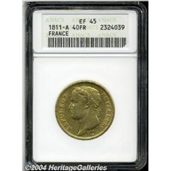Napoleon gold 40 Francs 1811-A,
