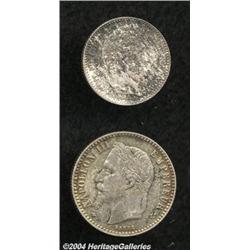 Lot of Two Silver Coins,