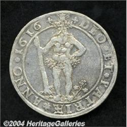 Brunswick-Wolfenbuttel. Friedrich Ulrich Wildman Taler 1616,