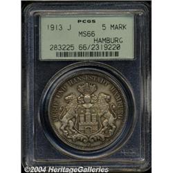 Hamburg. 5 Mark 1913-J,
