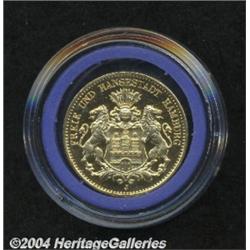 Hamburg. Gold 10 Mark 1912-J,