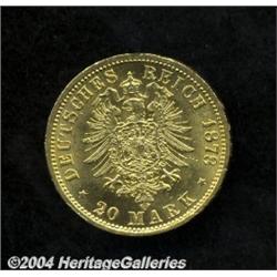 Hamburg. Gold 20 Mark 1878-J,