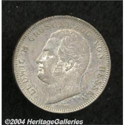 Hesse-Darmstadt. 1/2 Gulden 1843,