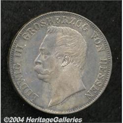 Hesse-Darmstadt. Taler 1858,