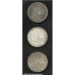 Prussia. Lot of Three Coins,